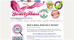Desktop Screenshot of gelmynail.com